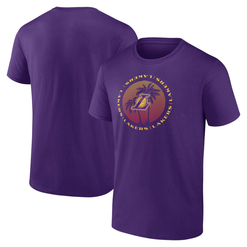 Los Angeles Lakers Announcer T-Shirt Purple