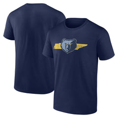 Memphis Grizzlies Announcer T-Shirt Navy