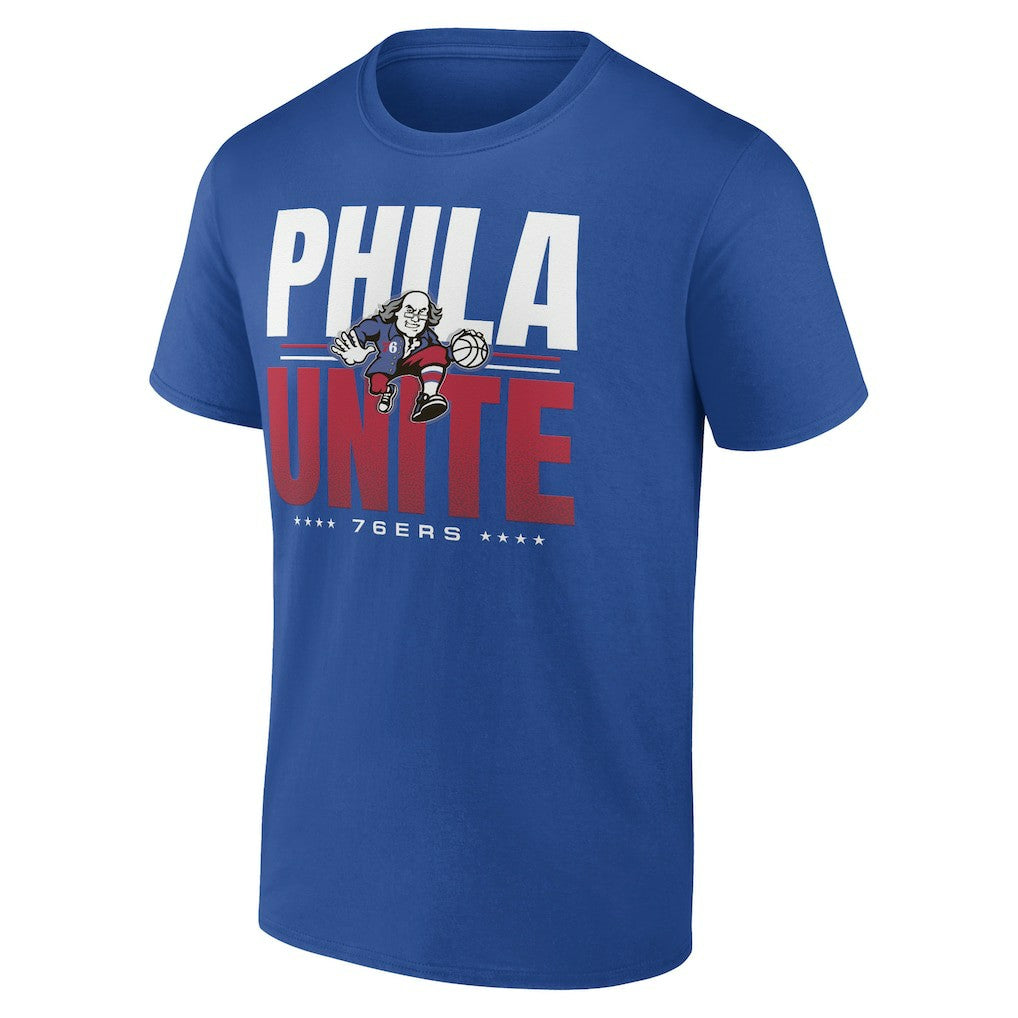 Philadelphia 76ers Announcer T-Shirt Royal