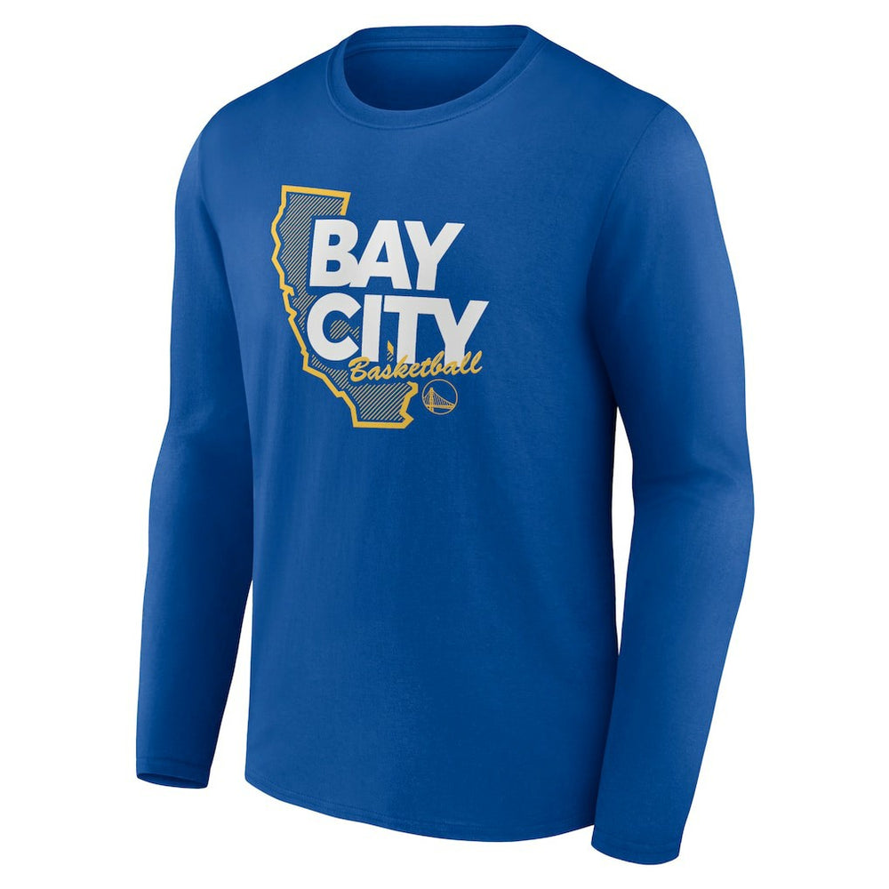 Golden State Warriors Huddle Long Sleeve T-Shirt Royal