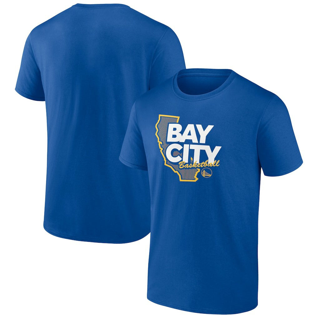 Golden State Warriors Huddle T-Shirt Royal