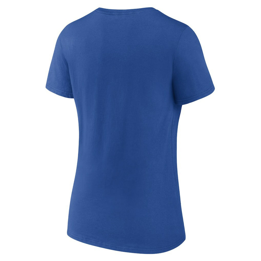 Golden State Warriors Women's Huddle V-Neck T-Shirt Royal