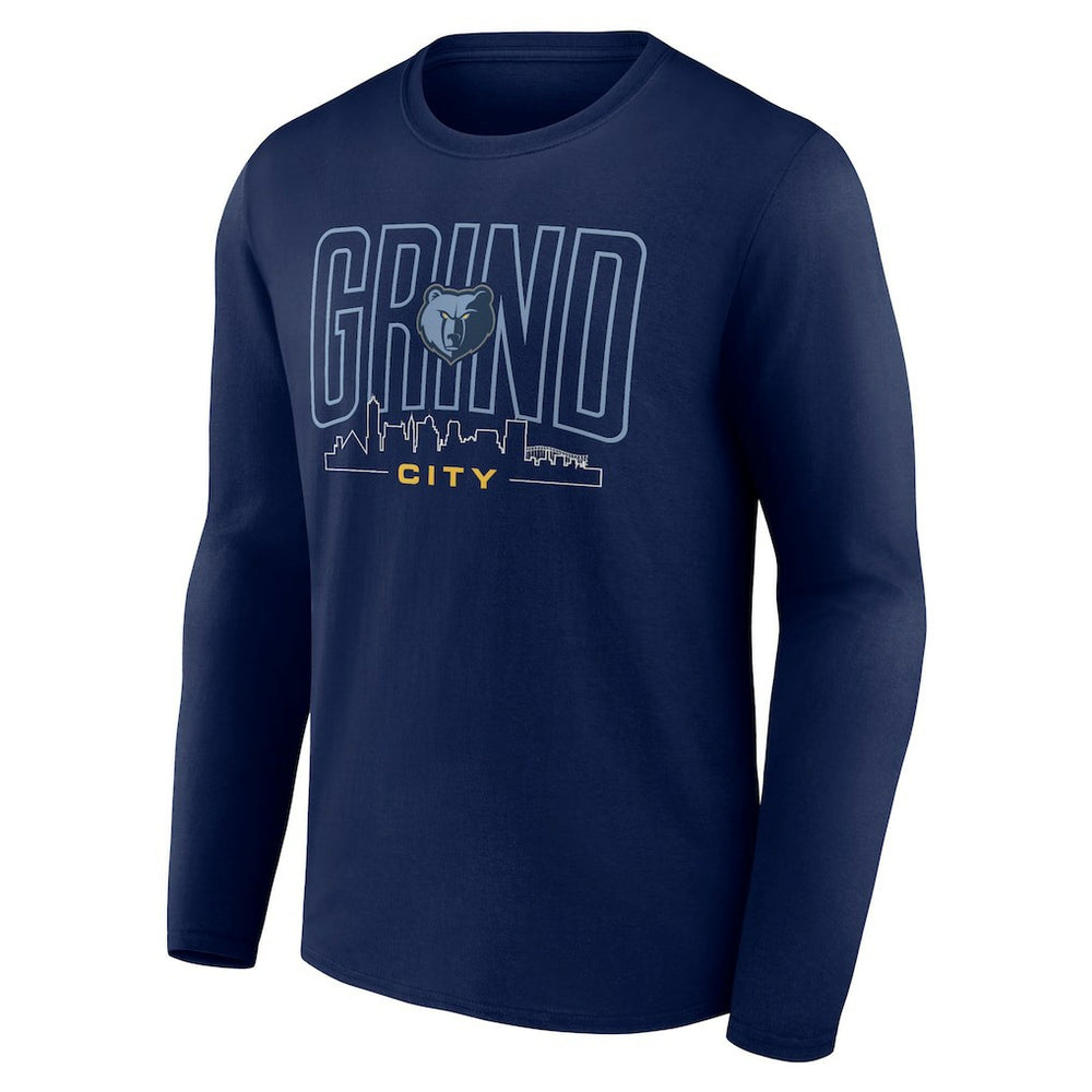 Memphis Grizzlies Huddle Long Sleeve T-Shirt Navy