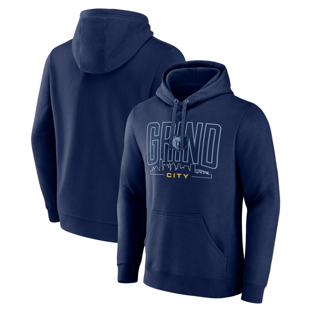 Memphis Grizzlies Huddle Pullover Hoodie Navy