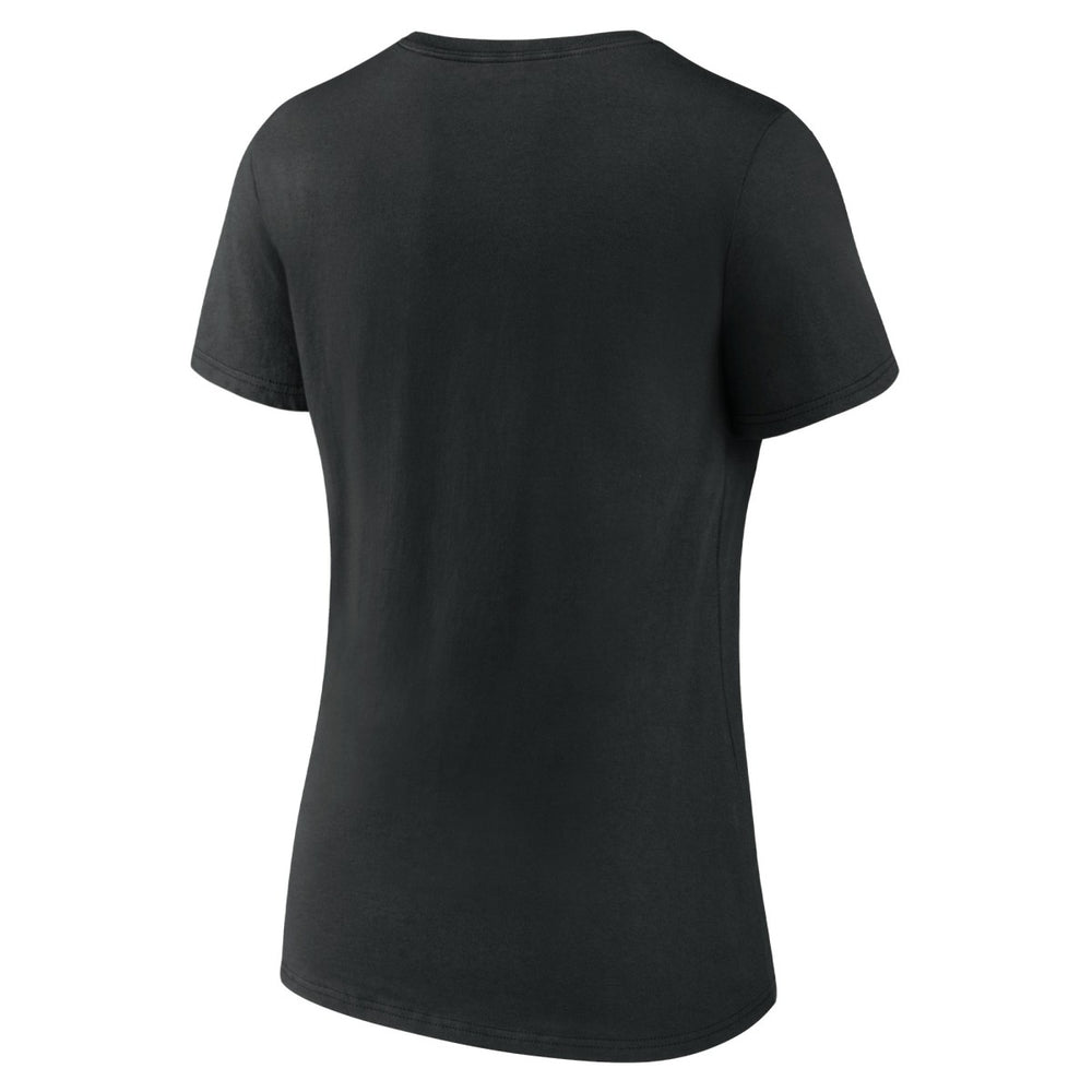 Portland Trail Blazers Women's Huddle V-Neck T-Shirt Black