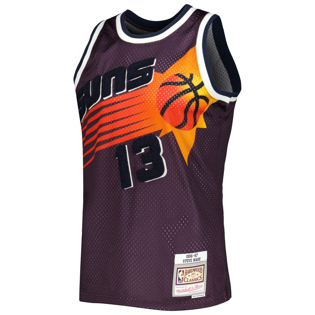 Mitchell & Ness Steve Nash Phoenix Suns 1996/97 Hardwood Classics Off-Court Swingman Jersey Purple