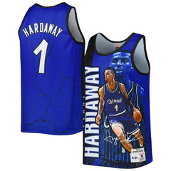 Mitchell & Ness Penny Hardaway Orlando Magic 1994-95 Hardwood Classics Player Burst Tank Top Blue