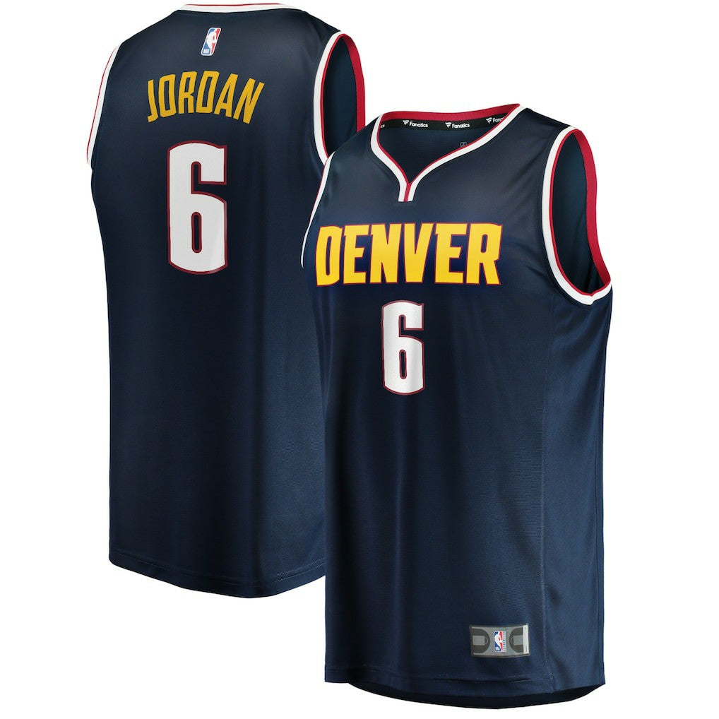 Fanatics DeAndre Jordan Denver Nuggets Youth Fast Break Player Jersey Icon Editi- Navy