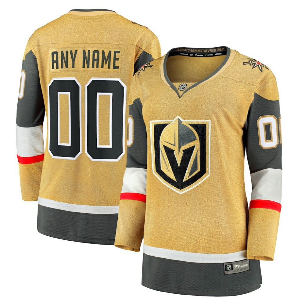 Vegas Golden Knights Fanatics Women's Home Breakaway Custom Jersey - | Fanatics Clearance