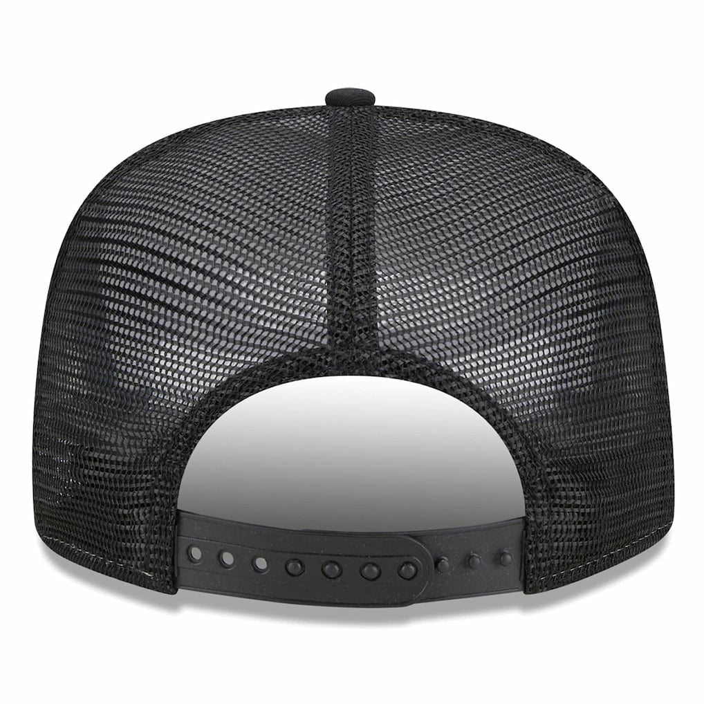 Las Vegas Raiders New Era Banger 9FIFTY Trucker Snapback Hat - White/Black - NFL