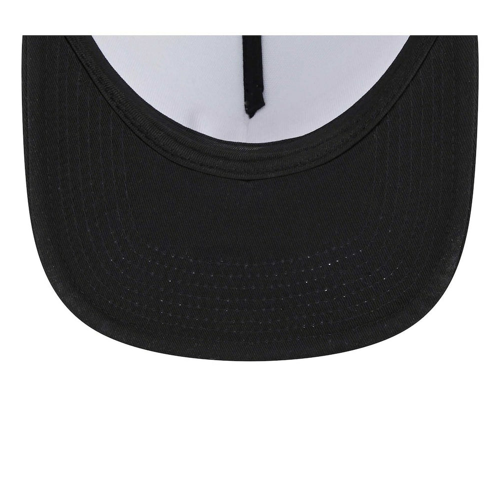 Las Vegas Raiders New Era Banger 9FIFTY Trucker Snapback Hat - White/Black - NFL