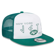 New York Jets New Era Banger 9FIFTY Trucker Snapback Hat - White/Green - NFL