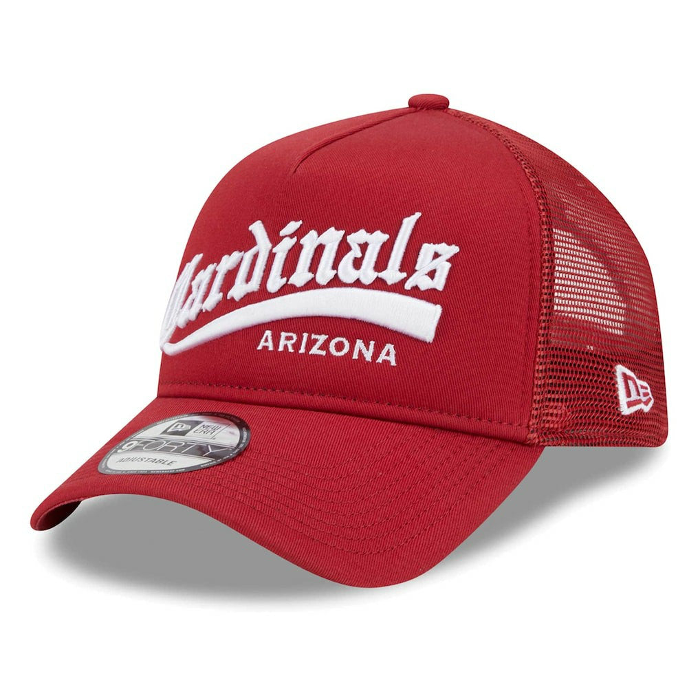 Arizona Cardinals New Era Caliber Trucker 9FORTY Adjustable Hat - Cardinal - NFL