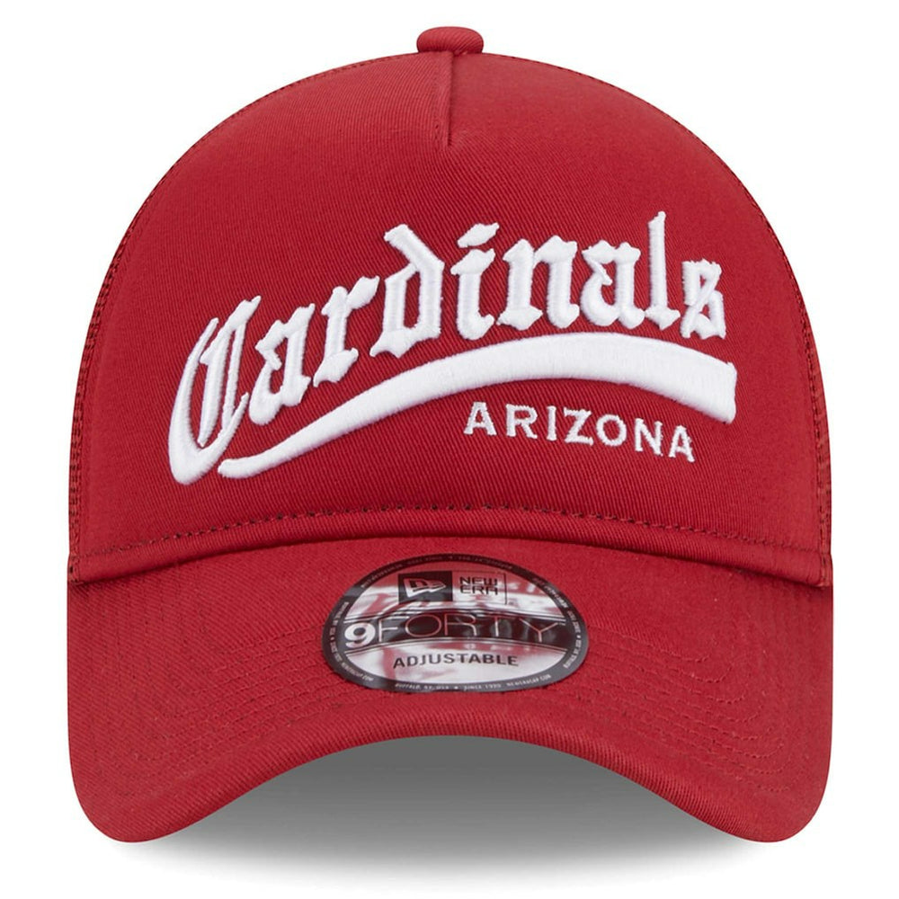 Arizona Cardinals New Era Caliber Trucker 9FORTY Adjustable Hat - Cardinal - NFL