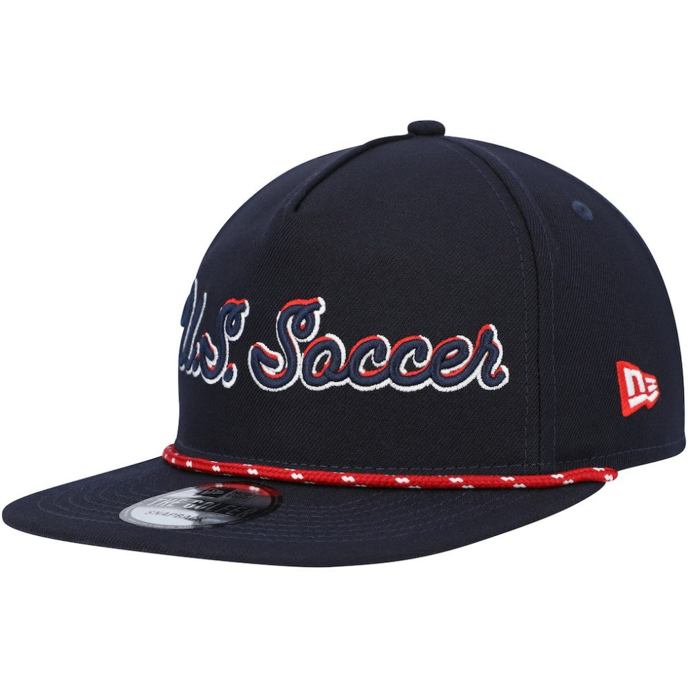 New Era - USMNT New Era Script Golfer Adjustable Hat - Navy