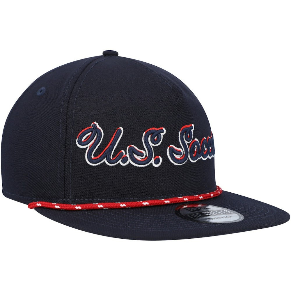 New Era - USMNT New Era Script Golfer Adjustable Hat - Navy