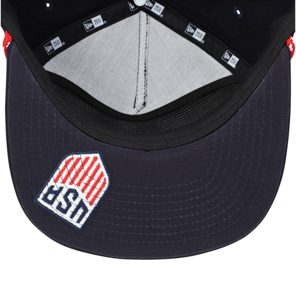 New Era - USMNT New Era Script Golfer Adjustable Hat - Navy
