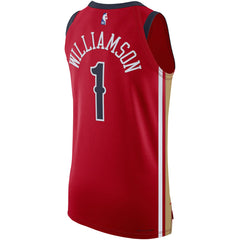 Zion Williamson New Orleans Pelicans Jordan Brand Authentic Jersey Statement Edition Red