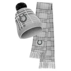 Indianapolis Colts WEAR by Erin Andrews Women's Plaid Knit Hat with Pom & Scarf Set - NFL