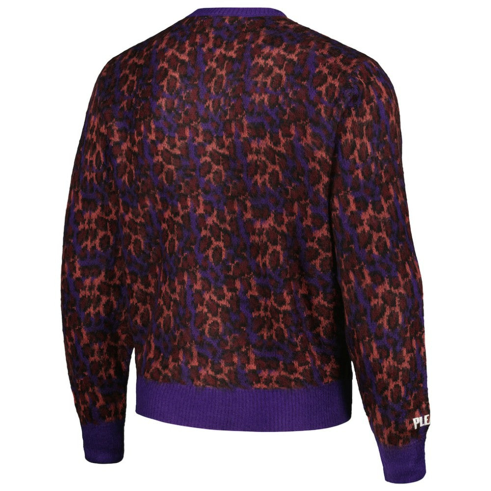 St. Louis Cardinals PLEASURES Cheetah Cardigan Button-Up Sweater Outlet