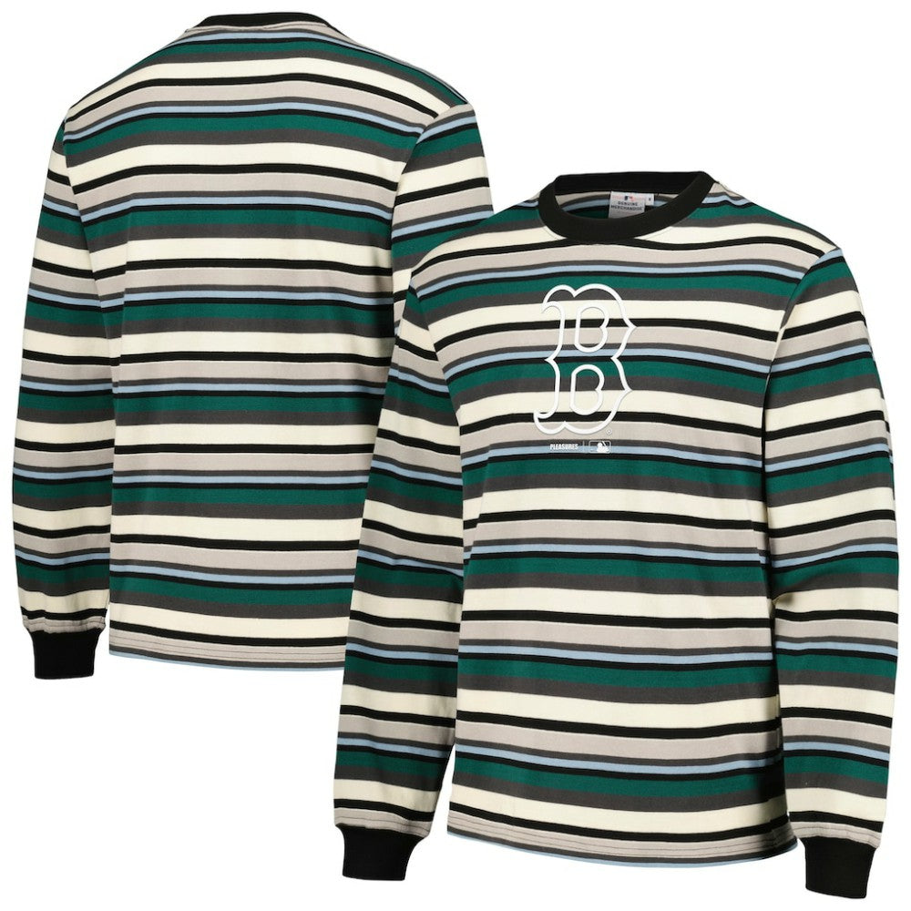 Boston Red Sox PLEASURES Ballpark Long Sleeve T-Shirt Outlet