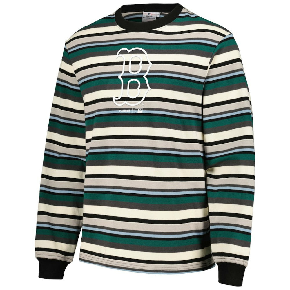 Boston Red Sox PLEASURES Ballpark Long Sleeve T-Shirt Outlet