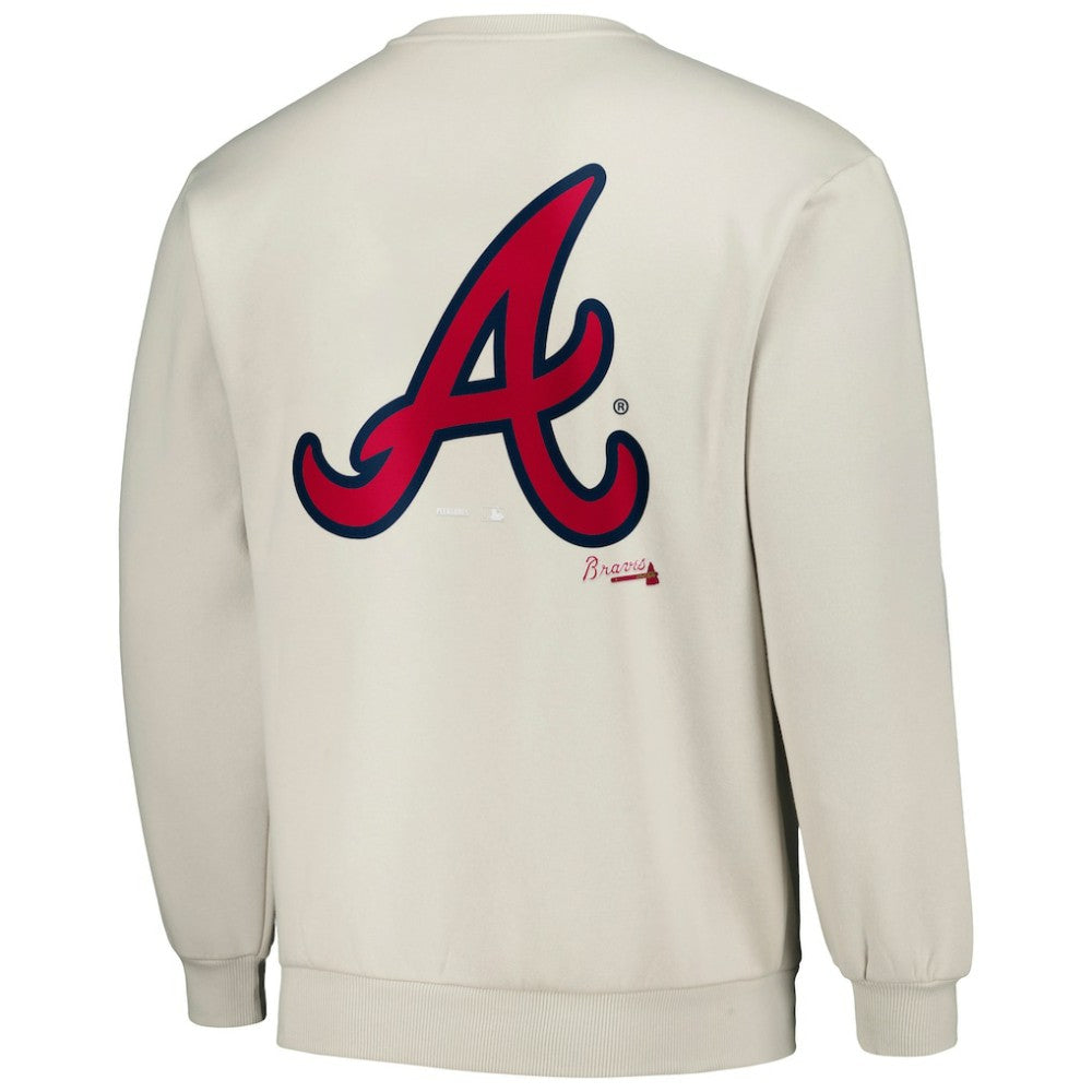 Atlanta Braves PLEASURES Ballpark Pullover Sweatshirt Sale