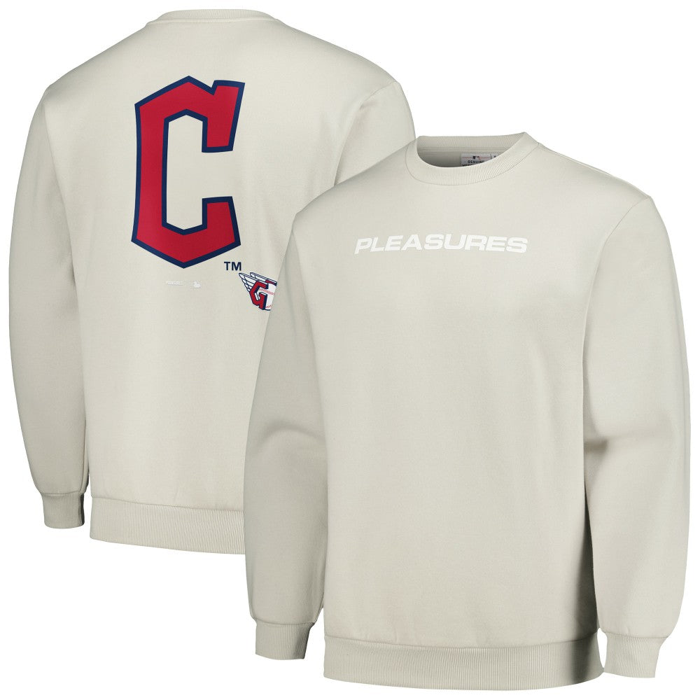 Cleveland Guardians PLEASURES Ballpark Pullover Sweatshirt Online