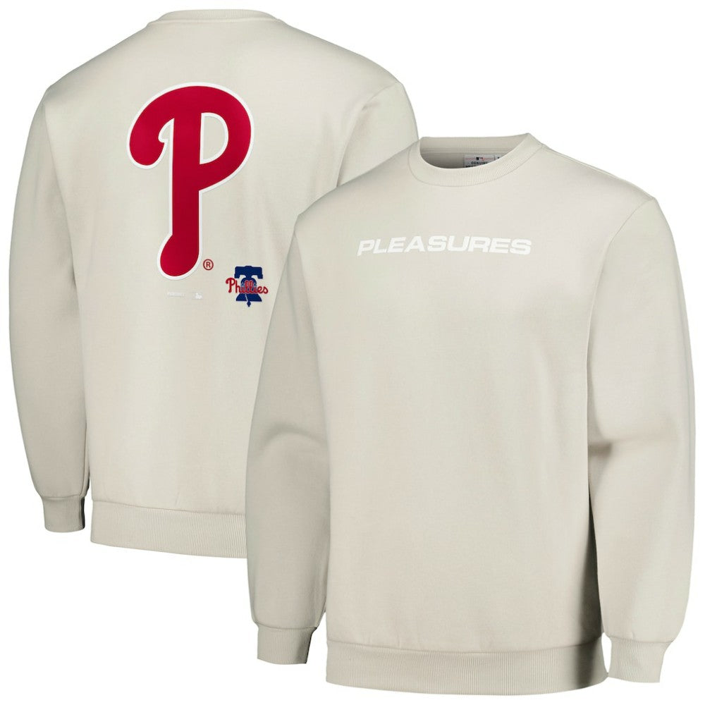 Philadelphia Phillies PLEASURES Ballpark Pullover Sweatshirt Discount