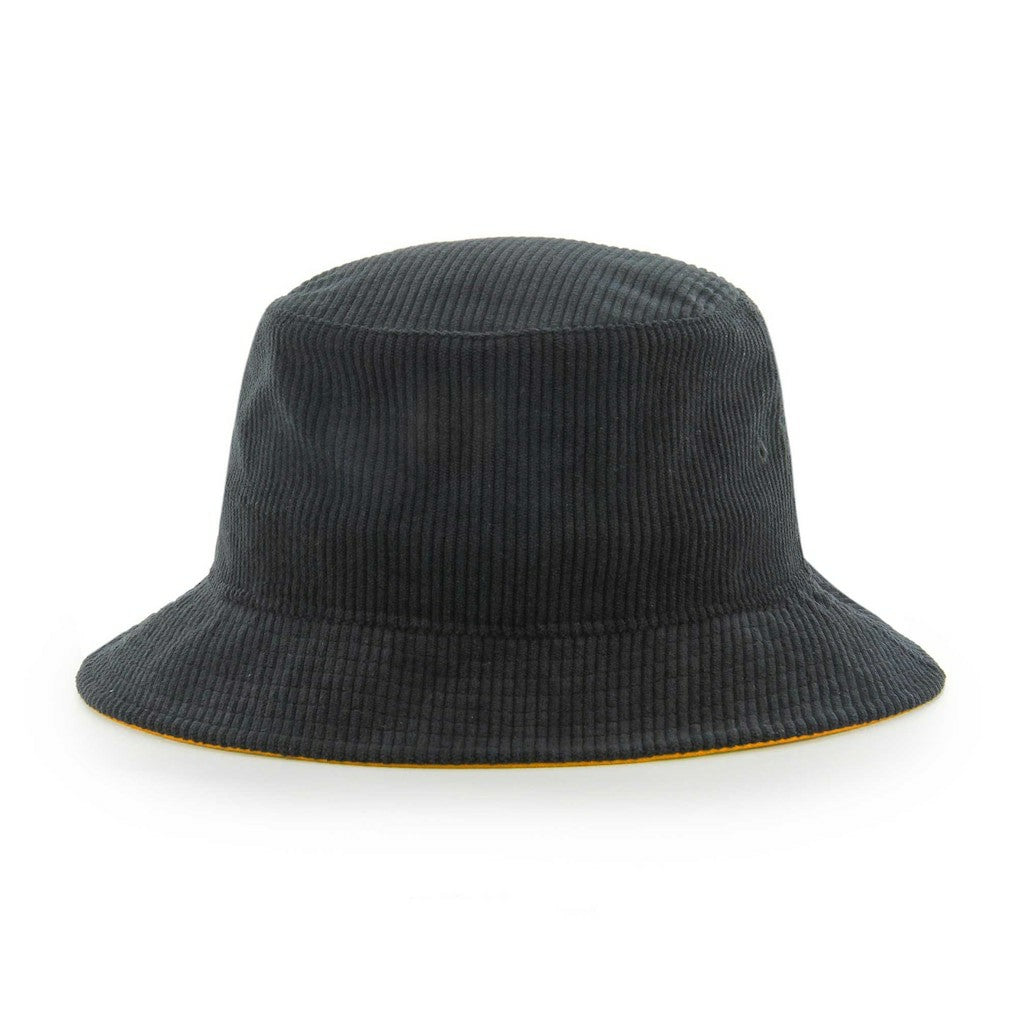 Pittsburgh Steelers '47 Thick Cord Bucket Hat - Black - 47 brand