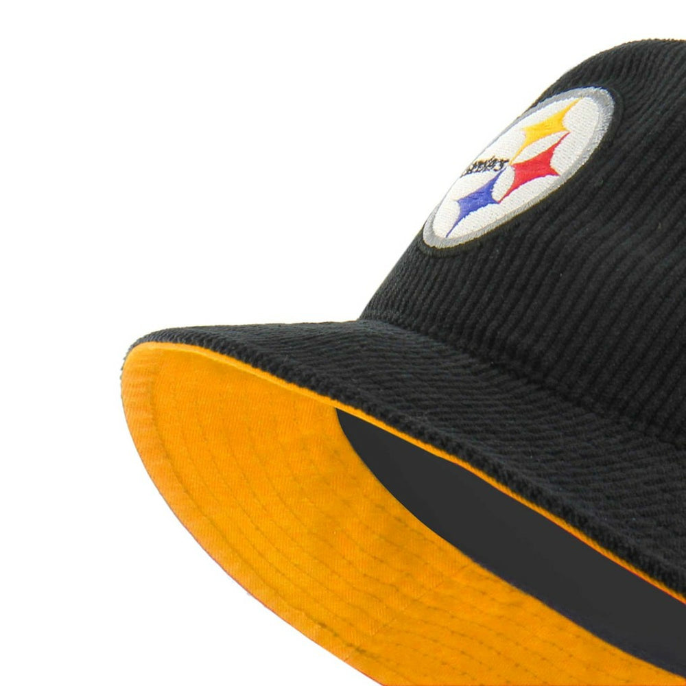 Pittsburgh Steelers '47 Thick Cord Bucket Hat - Black - 47 brand