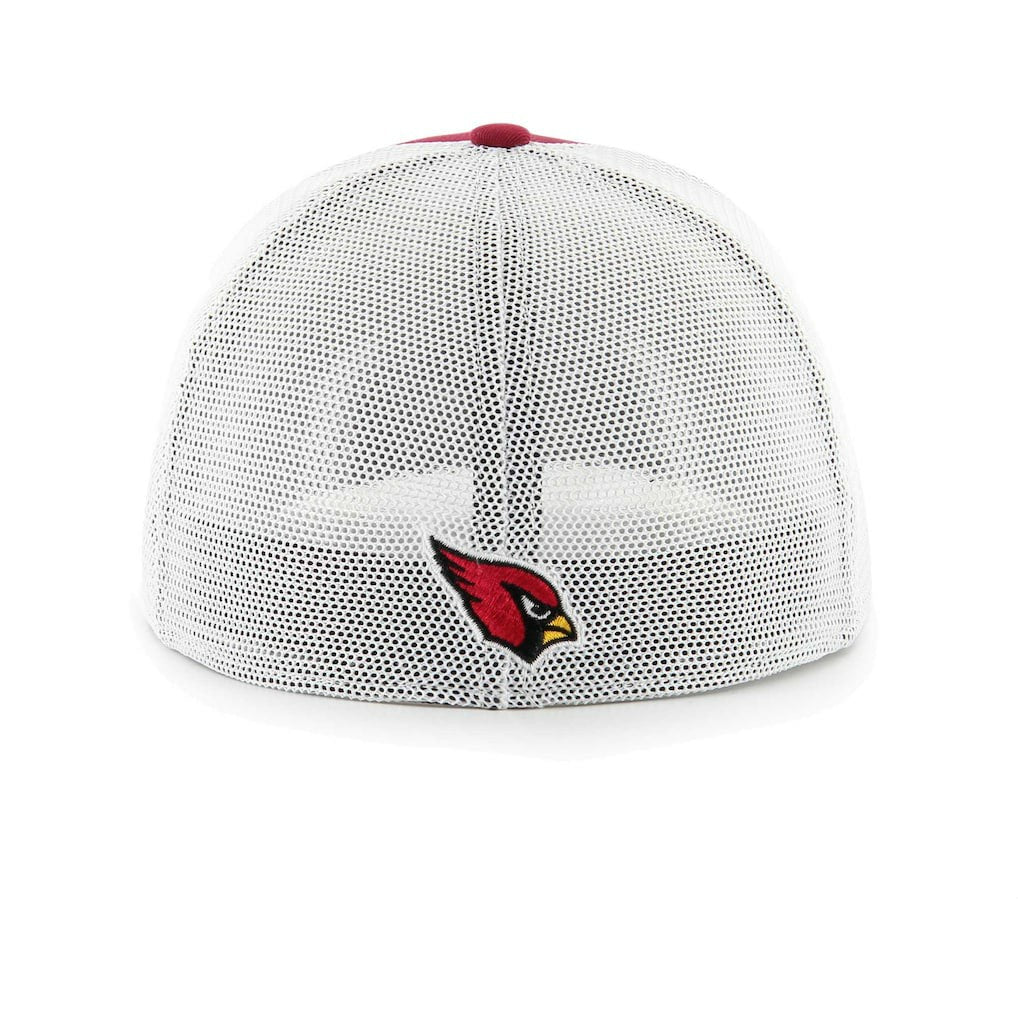 Arizona Cardinals '47 Leather Head Flex Hat - Cardinal - 47 brand