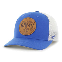 Los Angeles Rams '47 Leather Head Flex Hat - Blue - 47 brand