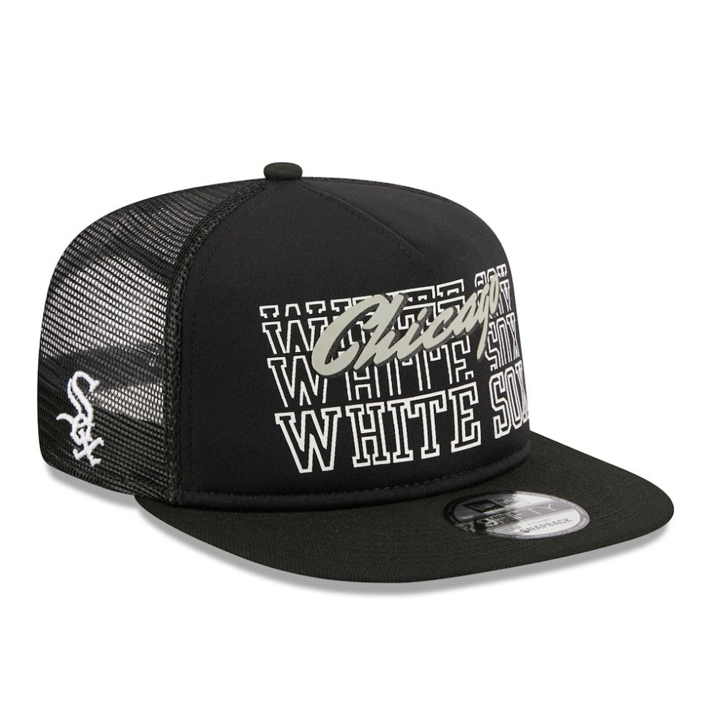 Chicago White Sox New Era  Street Team A-Frame Trucker 9FIFTY Snapback Hat Sale