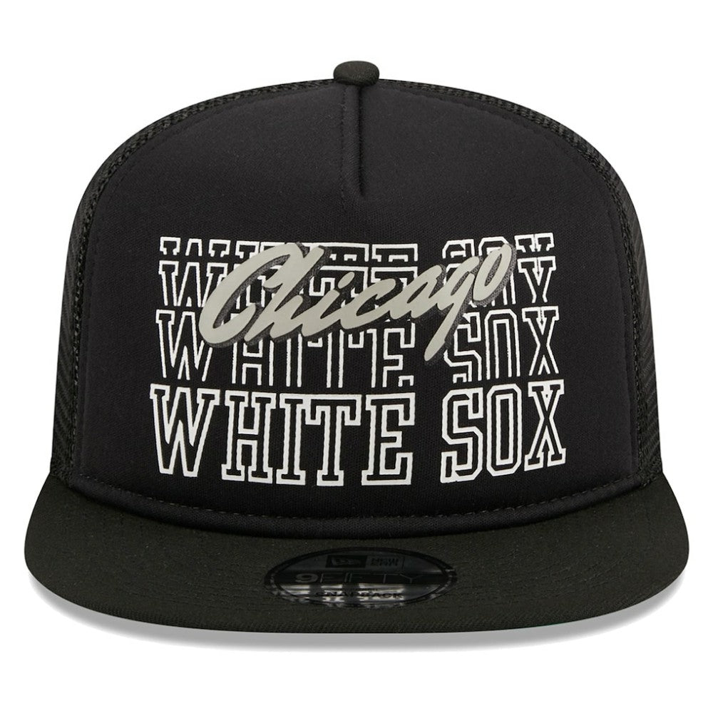 Chicago White Sox New Era  Street Team A-Frame Trucker 9FIFTY Snapback Hat Sale