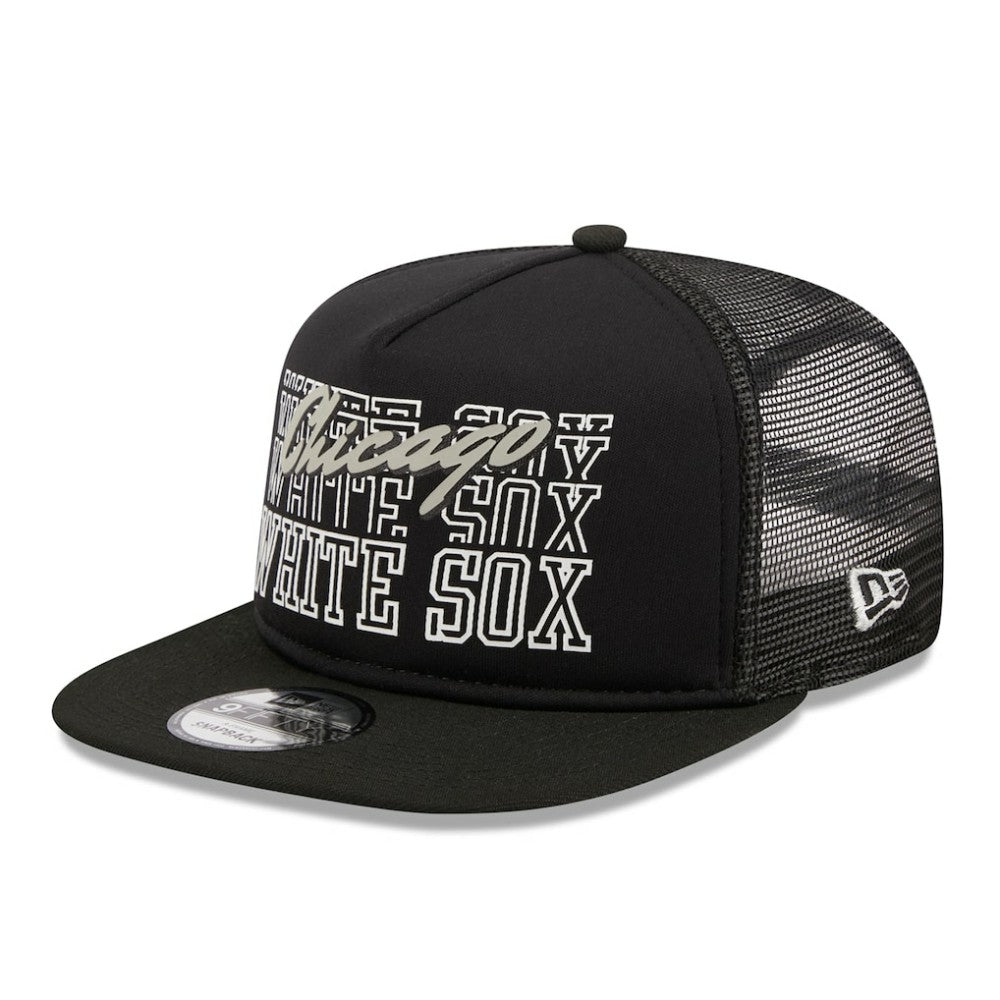 Chicago White Sox New Era  Street Team A-Frame Trucker 9FIFTY Snapback Hat Sale