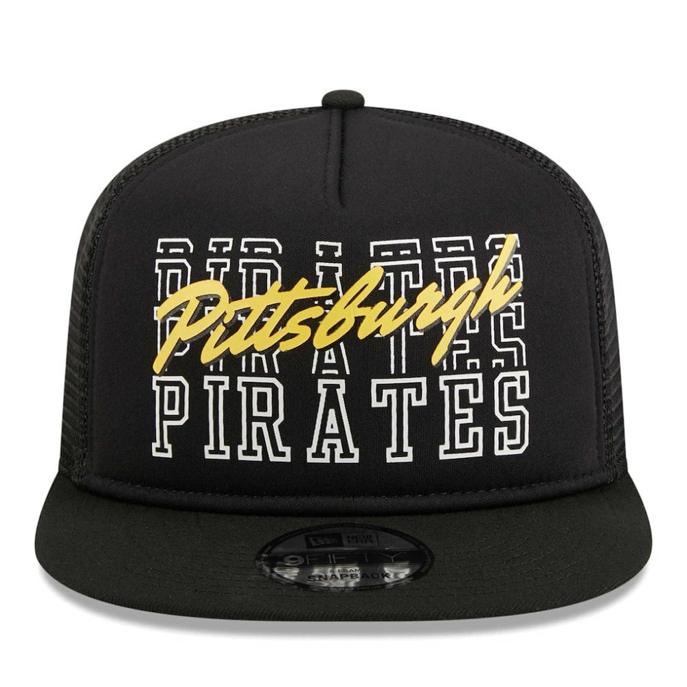 Pittsburgh Pirates New Era  Street Team A-Frame Trucker 9FIFTY Snapback Hat Outlet