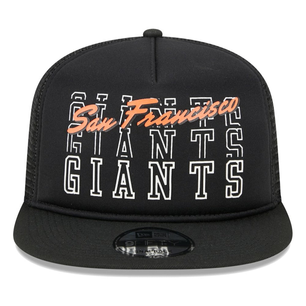 San Francisco Giants New Era  Street Team A-Frame Trucker 9FIFTY Snapback Hat Near Me