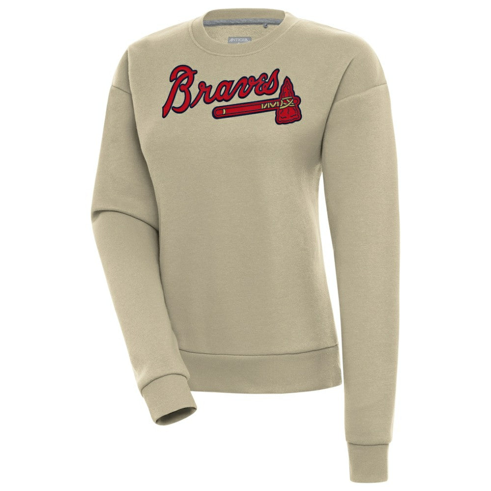 Atlanta Braves Antigua Women's Victory Pullover Sweatshirt for sale