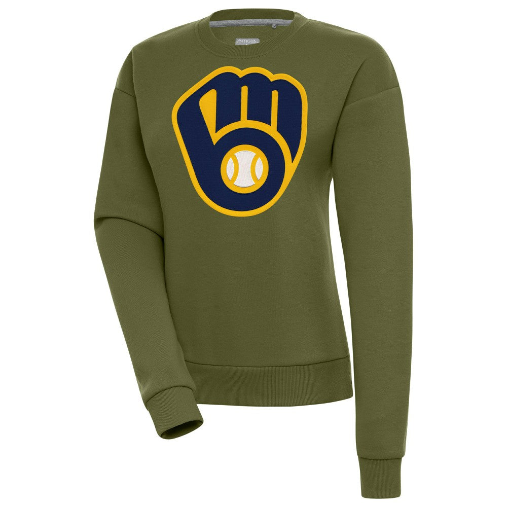 Milwaukee Brewers Antigua Women's Victory Pullover Sweatshirt Discount