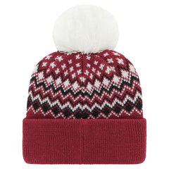 Arizona Cardinals '47 Women's Elsa Cuffed Knit Hat with Pom - Cardinal - 47 brand