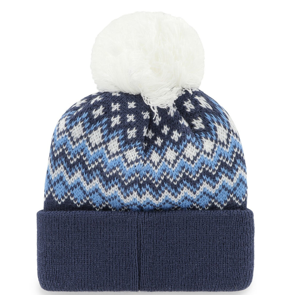 Tennessee Titans '47 Women's Elsa Cuffed Knit Hat with Pom - Navy - 47 brand
