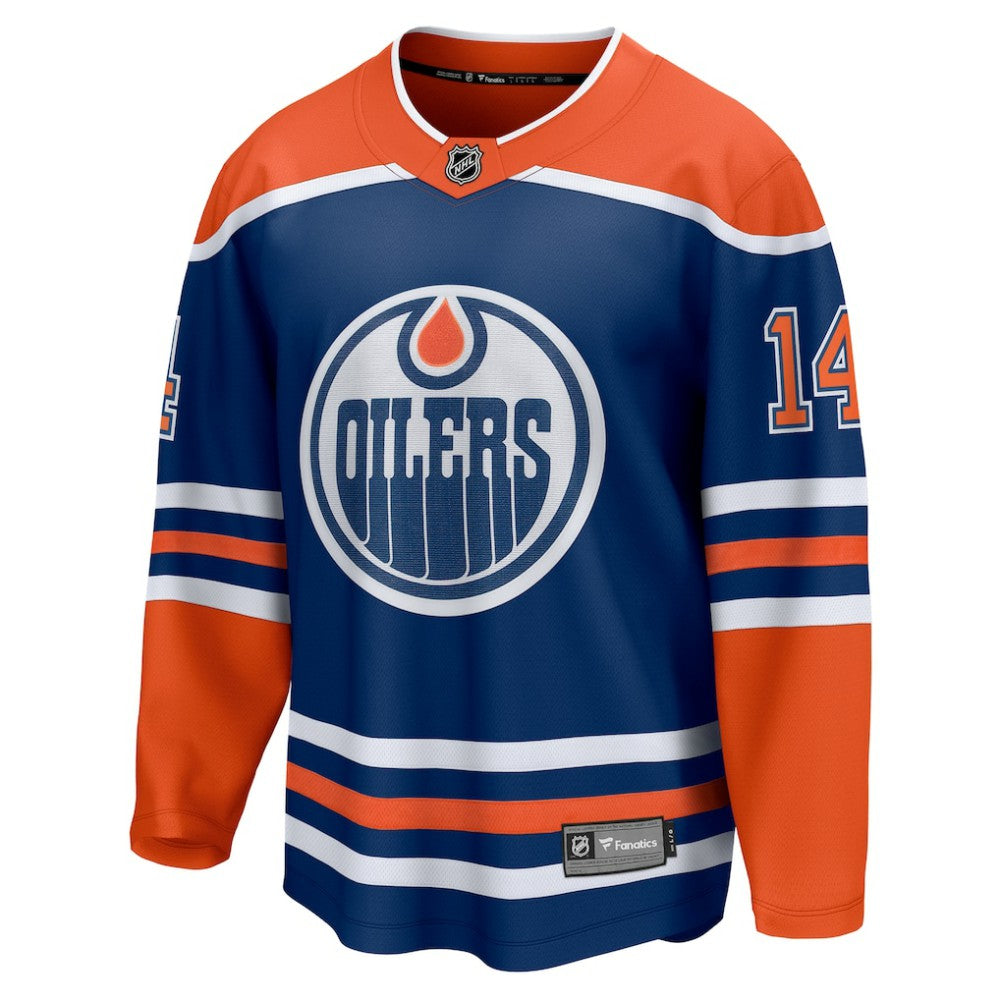 Mattias Ekholm Edmonton Oilers Fanatics Home Breakaway Jersey - Royal | Fanatics Lifestyle