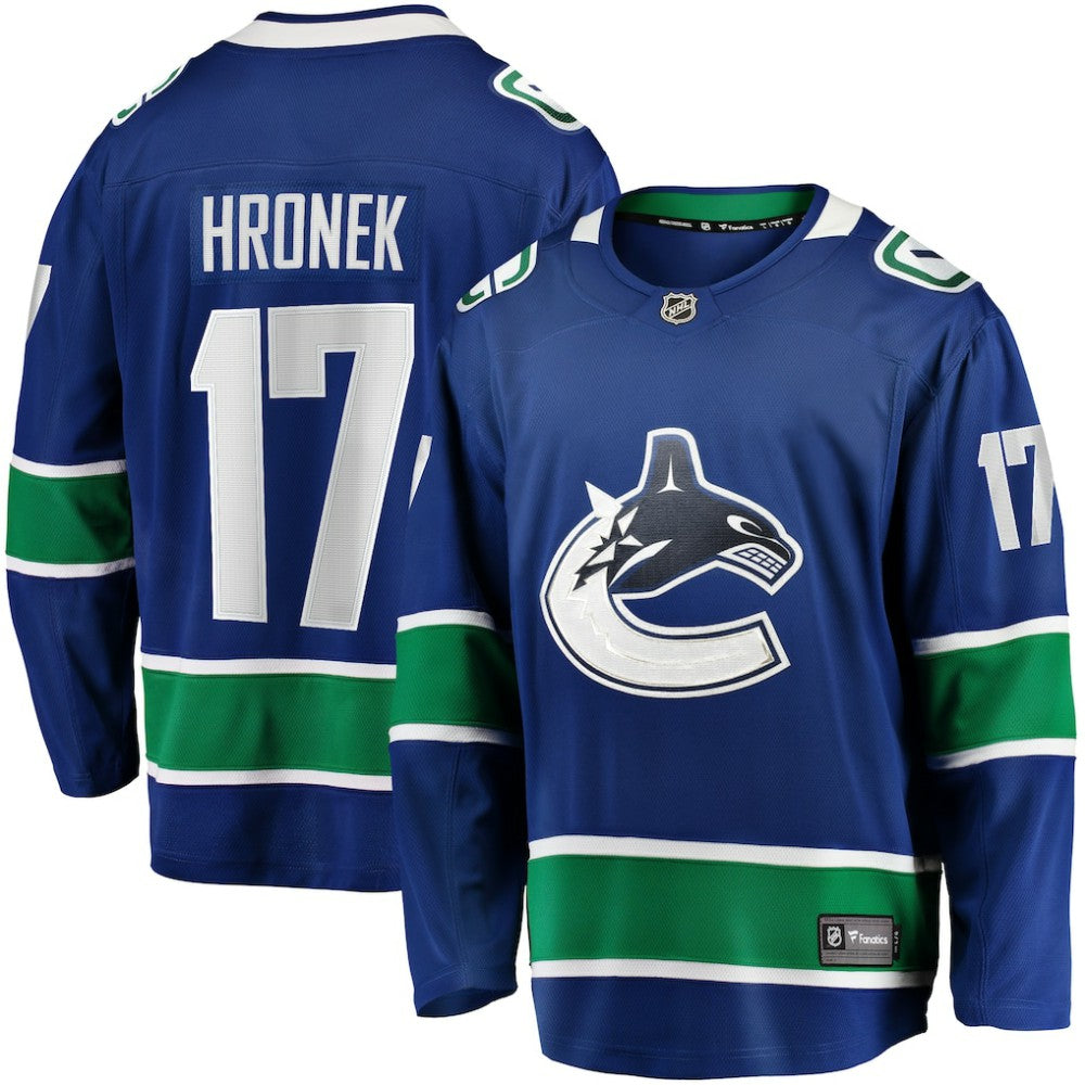 Filip Hronek Vancouver Canucks Fanatics Home Breakaway Jersey - Blue | Fanatics sale