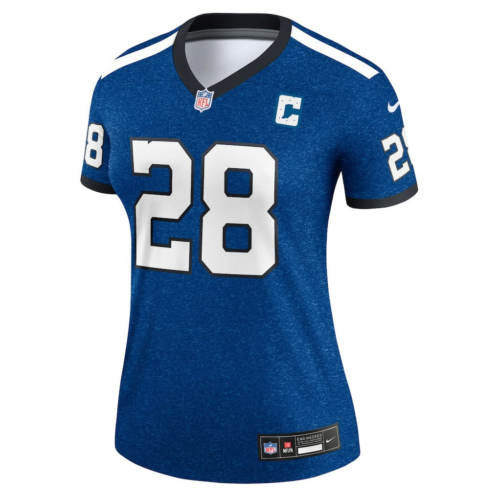 Jonathan Taylor Indianapolis Colts Women's Alternate Legend Player Performance Top - Royal - Nike