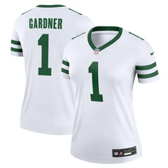 Ahmad Sauce Gardner New York Jets Women's Legend Player Performance Top - Legacy White - Nike