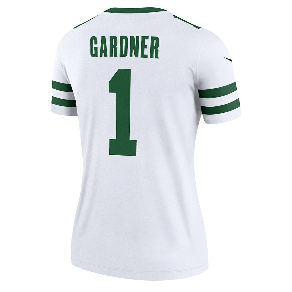 Ahmad Sauce Gardner New York Jets Women's Legend Player Performance Top - Legacy White - Nike