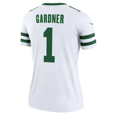 Ahmad Sauce Gardner New York Jets Women's Legend Player Performance Top - Legacy White - Nike