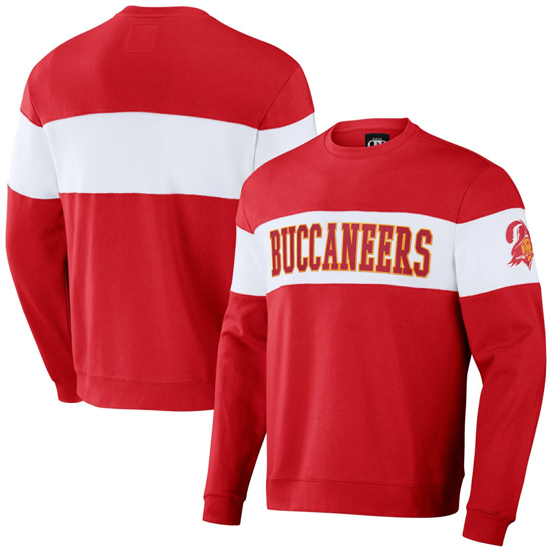Tampa Bay Buccaneers NFL x Darius Rucker Collection Team Color & White Pullover Sweatshirt - Red - Fanatics