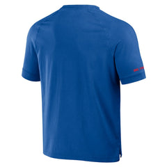 Buffalo Bills NFL x Darius Rucker Collection Washed Raglan Henley T-Shirt - Royal - Fanatics